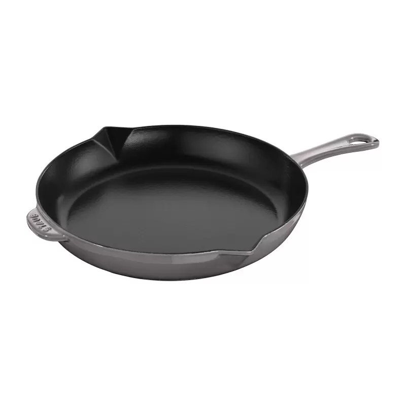 Staub 12" Fry Pan - Graphite Grey Staub 12" Fry Pan - Graphite Grey