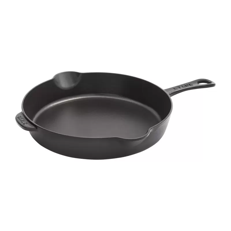 Staub 11'' Traditional Deep Skillet - Black Staub 11'' Traditional Deep Skillet - Black