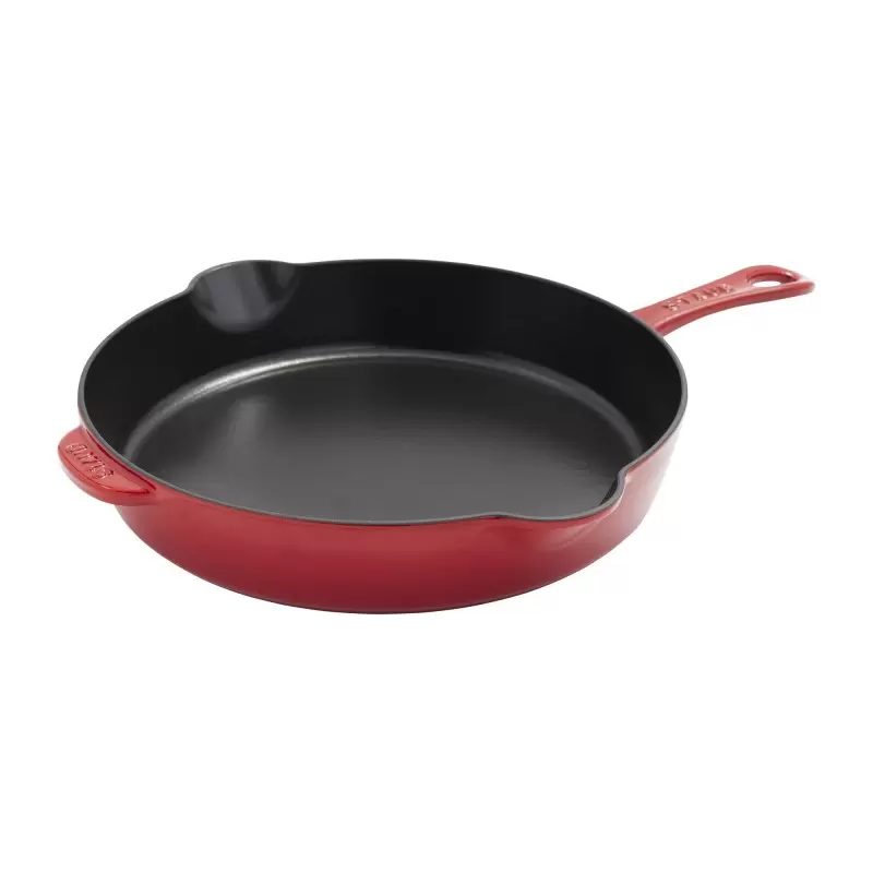 Staub 11'' Traditional Deep Skillet - Cherry Staub 11'' Traditional Deep Skillet - Cherry