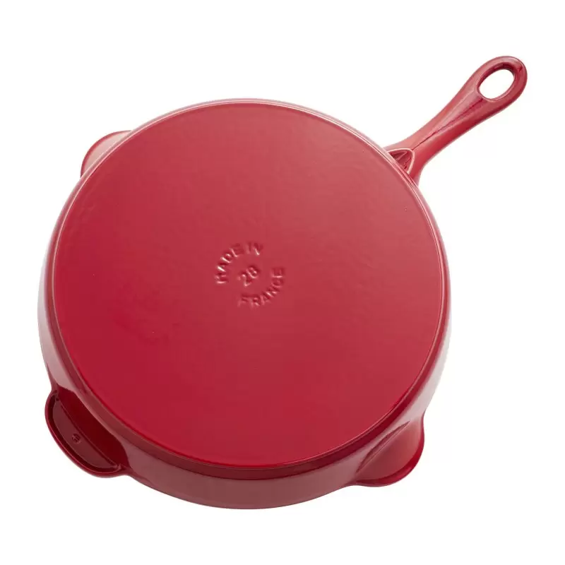 Staub 11'' Traditional Deep Skillet - Cherry Staub 11'' Traditional Deep Skillet - Cherry
