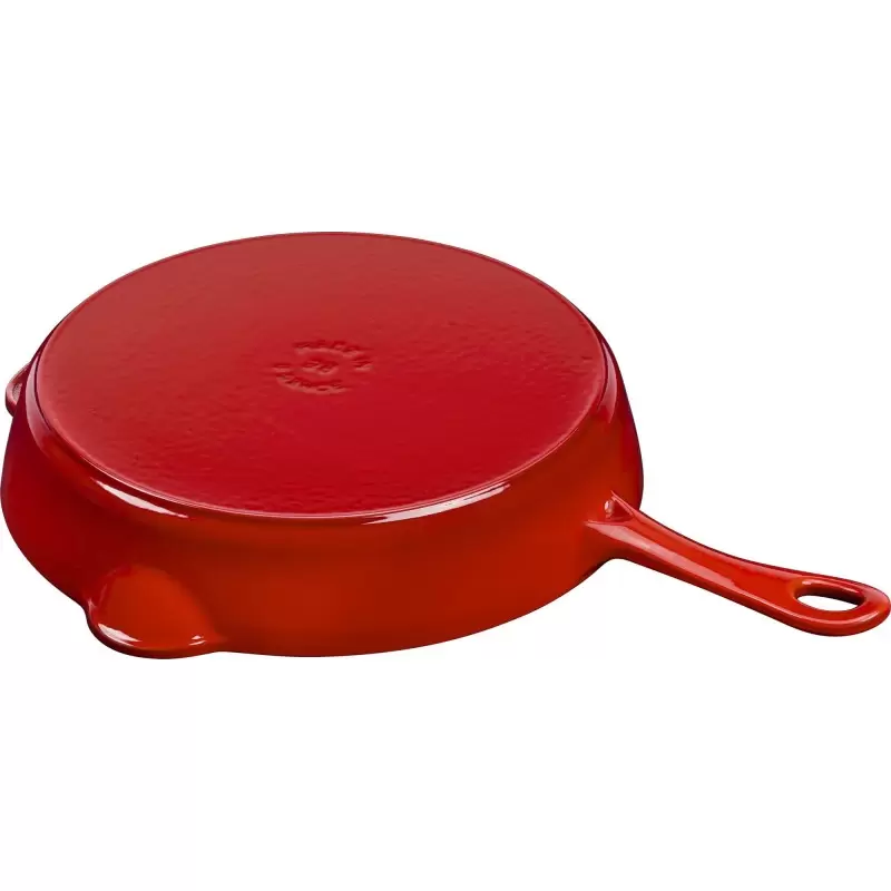 Staub 11'' Traditional Deep Skillet - Cherry Staub 11'' Traditional Deep Skillet - Cherry