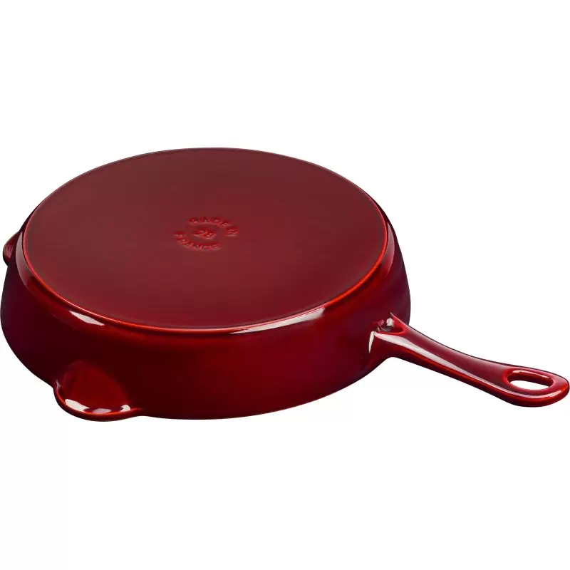 Staub 11'' Traditional Deep Skillet - Grenadine Staub 11'' Traditional Deep Skillet - Grenadine