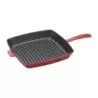 Staub 12" Square Grill Pan - Cherry