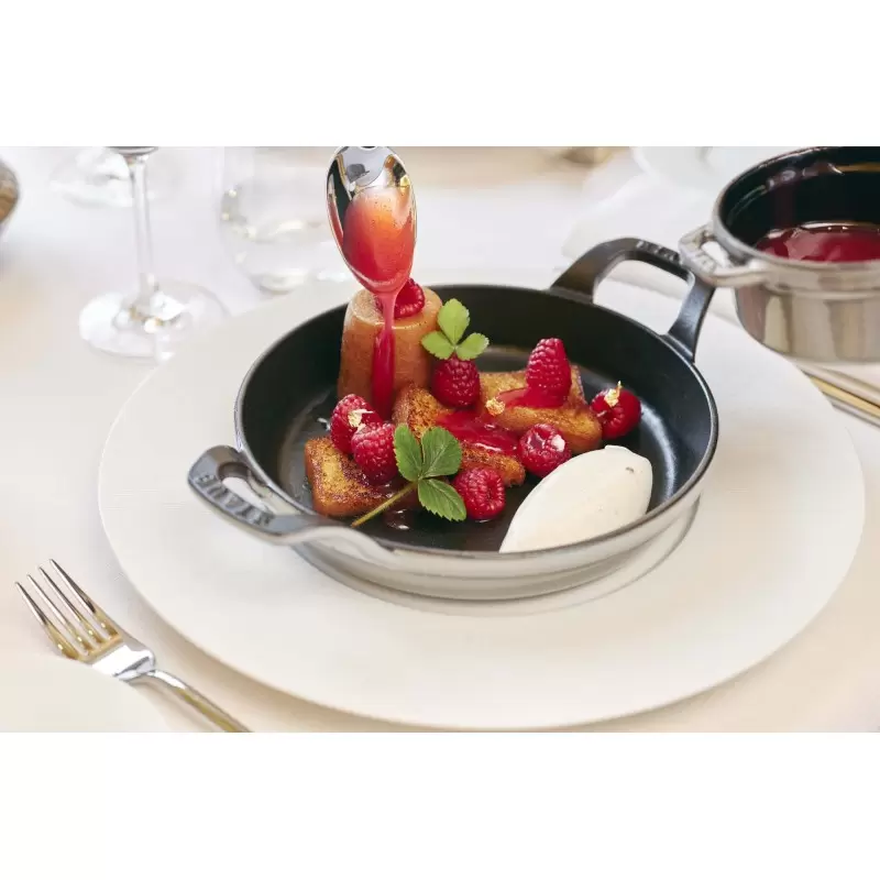 Staub 7.5" Round Gratin Baking Dish - Graphite Grey Staub 7.5" Round Gratin Baking Dish - Graphite Grey