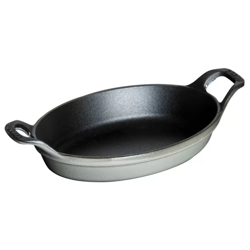 Staub 9.5" X 6.75" Oval Baking Dish - Graphite Grey Staub 9.5" X 6.75" Oval Baking Dish - Graphite Grey