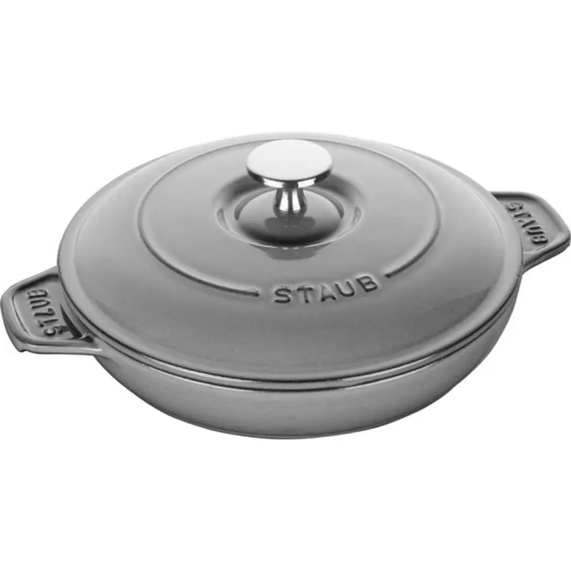 Staub 7.9" Round Covered Baking Dish - Graphite Grey Staub 7.9" Round Covered Baking Dish - Graphite Grey