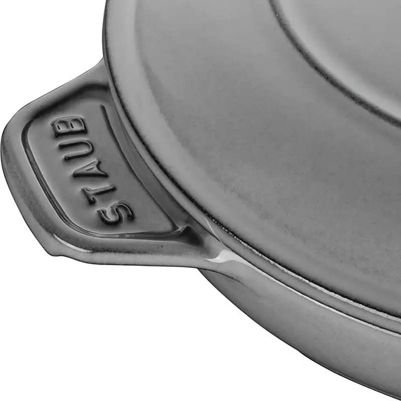 Staub 7.9" Round Covered Baking Dish - Graphite Grey Staub 7.9" Round Covered Baking Dish - Graphite Grey