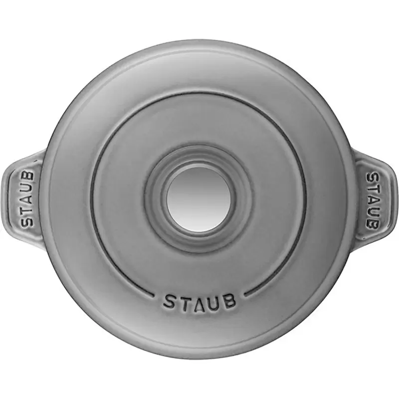 Staub 7.9" Round Covered Baking Dish - Graphite Grey Staub 7.9" Round Covered Baking Dish - Graphite Grey