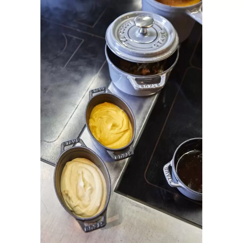 Staub 4.5" Mini Round Gratin Baking Dish - Graphite Grey Staub 4.5" Mini Round Gratin Baking Dish - Graphite Grey