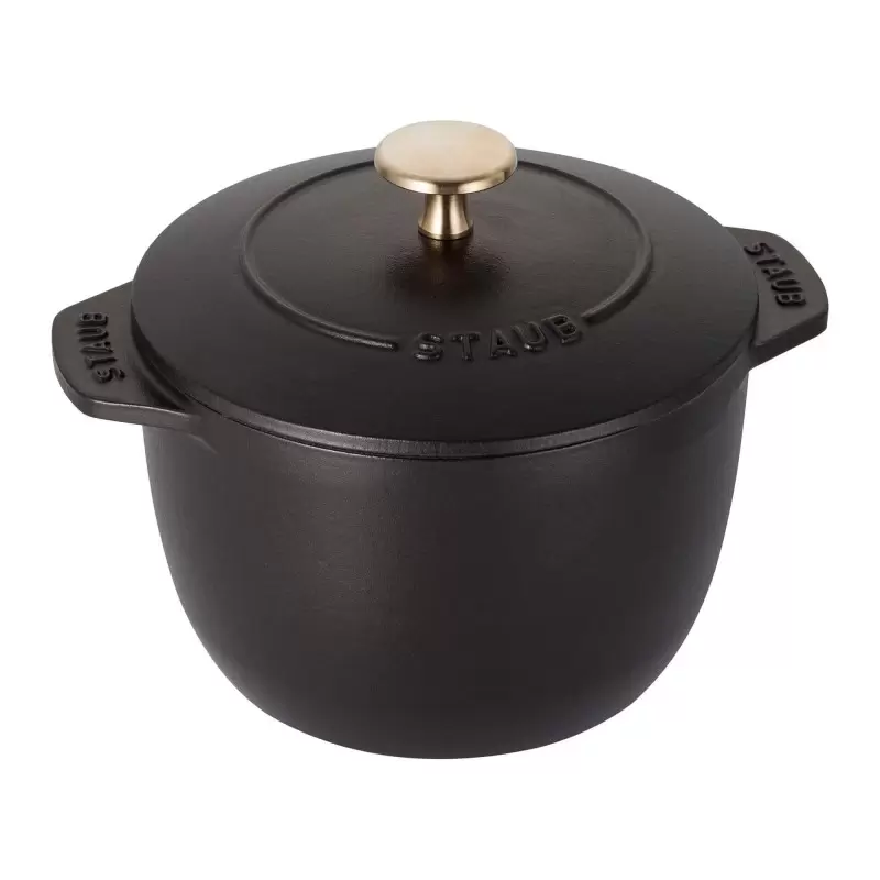Staub 1.5-qt Petite French Oven - Black Staub 1.5-qt Petite French Oven - Black