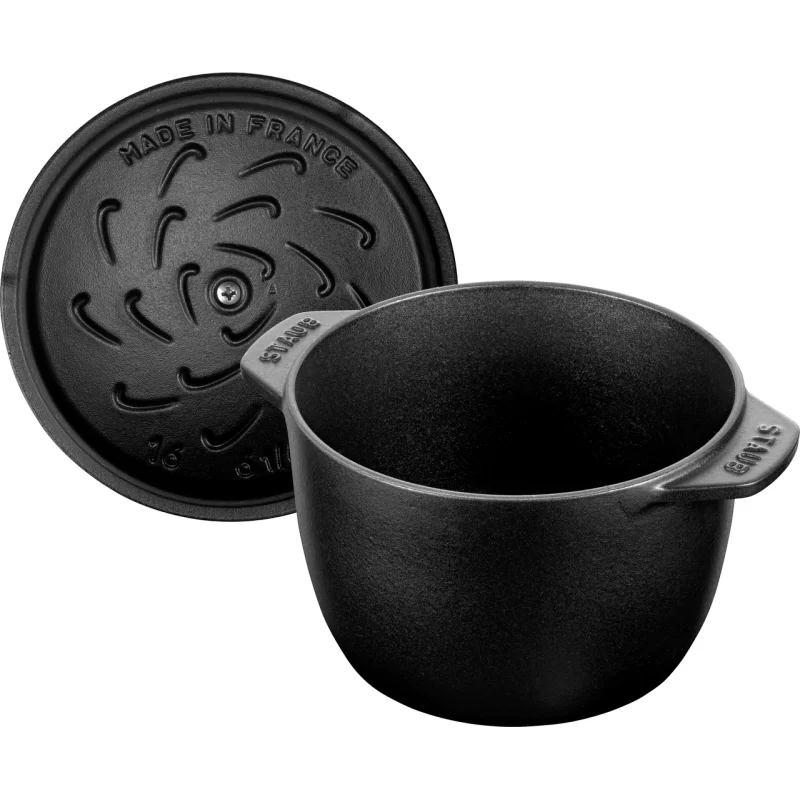 Staub 1.5-qt Petite French Oven - Black Staub 1.5-qt Petite French Oven - Black