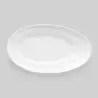 Bon Chef Slanted Oval Collection Plate 8" x 4-3/4" x 1" - Slanted Oval
