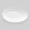 Bon Chef Slanted Oval Collection Plate 14"W x 8-2/5"D x 1-11/16"H - Slanted Oval