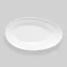 Bon Chef Slanted Oval Collection Plate 12-9/20" x 7-1/2" x 1-13/25" - Slanted Oval