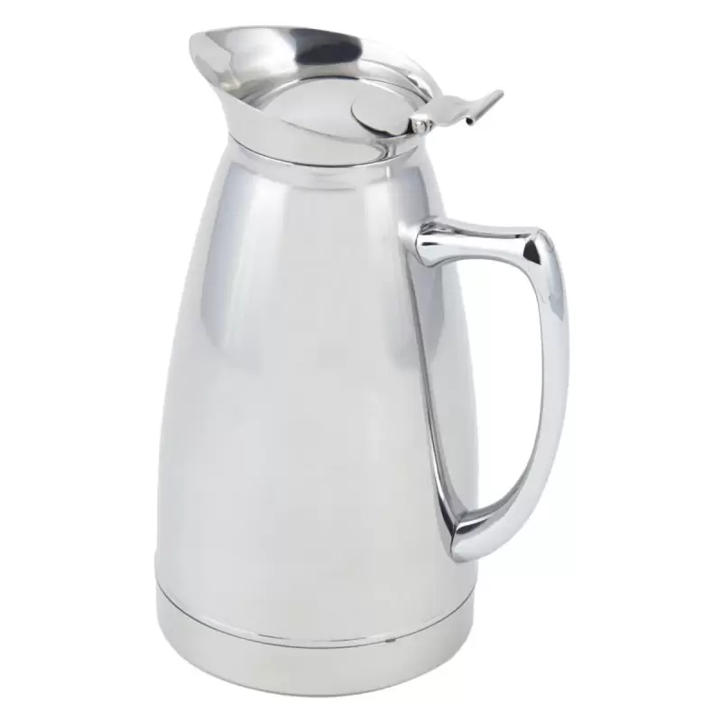 Bon Chef Pitcher/Server 20 Oz. - 7-5/8"H - Insulated Stainless Steel Bon Chef Pitcher/Server 20 Oz. - 7-5/8"H - Insulated Stainless Steel