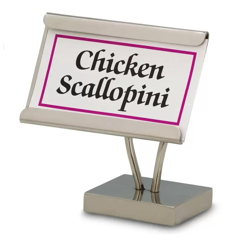 Bon Chef Signage Display 3-1/2" x 2-5/8" x 3-3/4" - Small Bon Chef Signage Display 3-1/2" x 2-5/8" x 3-3/4" - Small