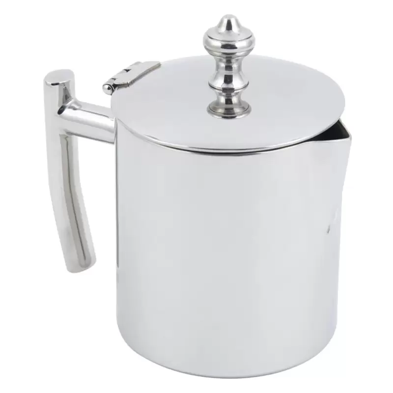 Bon Chef Empire Collection Coffee Pot 16 Oz. - 3-3/4" x 5-3/4" - Stainless Steel Bon Chef Empire Collection Coffee Pot 16 Oz. - 3-3/4" x 5-3/4" - Stainless Steel