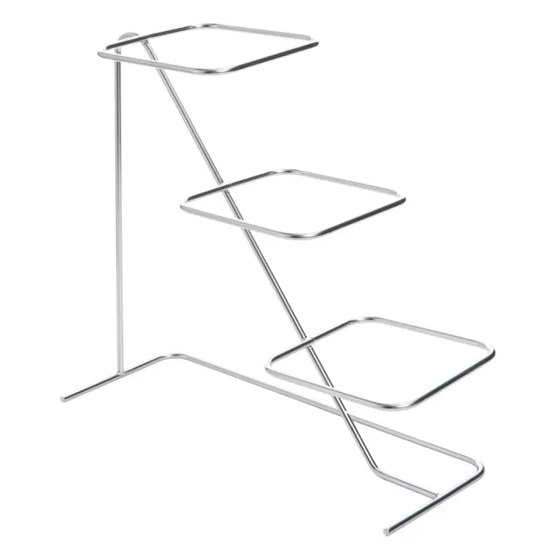 Bon Chef Condiment Display Stand High Side - 15-1/6" x 14-5/8" Tall Stand - Stainless Steel Bon Chef Condiment Display Stand High Side - 15-1/6" x 14-5/8" Tall Stand - Stainless Steel