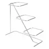 Bon Chef Condiment Display Stand High Side - 15-1/6" x 14-5/8" Tall Stand - Stainless Steel