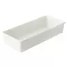 Bon Chef Rectangular Salad Bar Bowl 10-1/2 Qt. - 8-1/2" x 19-5/8" x 3-3/4"