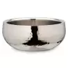 Bon Chef Double wall stainless steel Bowl - Hammered finish 3 qt. - 9" dia. x 4"H