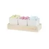 Cal-Mil Blonde Condiment Organizer - Melamine