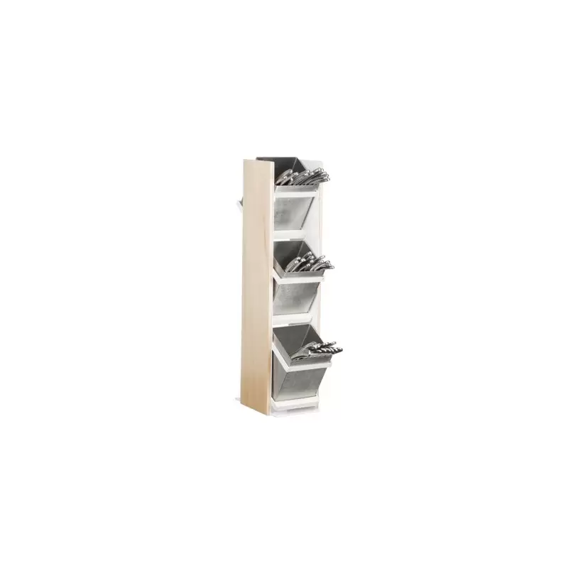 Cal-Mil Blonde Flatware Holder Cal-Mil Blonde Flatware Holder