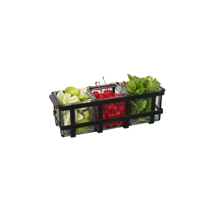 Cal-Mil Heritage Jar Display With 3 Glass Jars Cal-Mil Heritage Jar Display With 3 Glass Jars