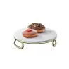 Cal-Mil Heritage Round Marble Riser Display - 12" x 3"