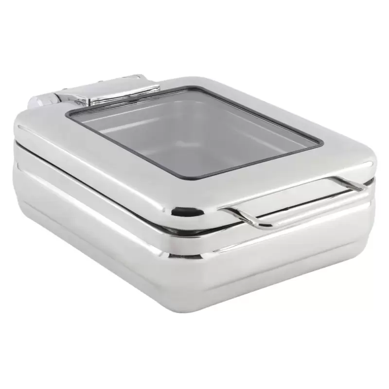 Bon Chef Induction Chafer 12-1/4" L x 19" W x 5-1/2" H - Rectangular - 1 Gallon Bon Chef Induction Chafer 12-1/4" L x 19" W x 5-1/2" H - Rectangular - 1 Gallon
