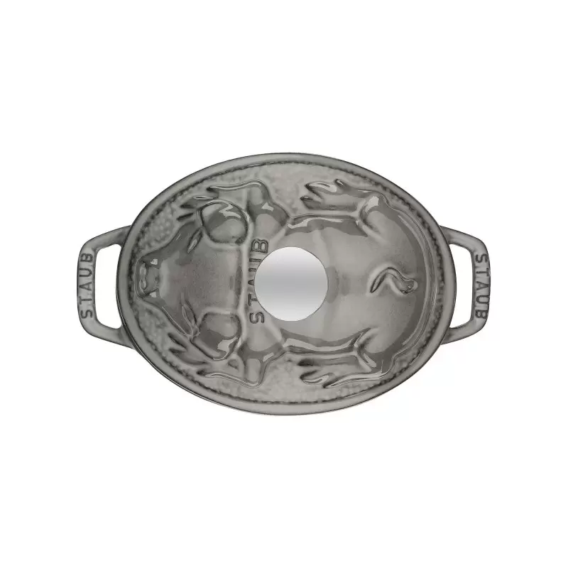 Staub 1-qt Pig Dutch Oven - Graphite Grey Staub 1-qt Pig Dutch Oven - Graphite Grey