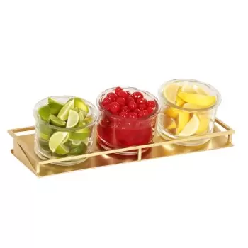 Cal-Mil Monaco 32Oz 3 Jar Display