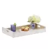 Cal-Mil Newport 23 1/4" x 14 1/2" x 3 1/4" Room Service Tray