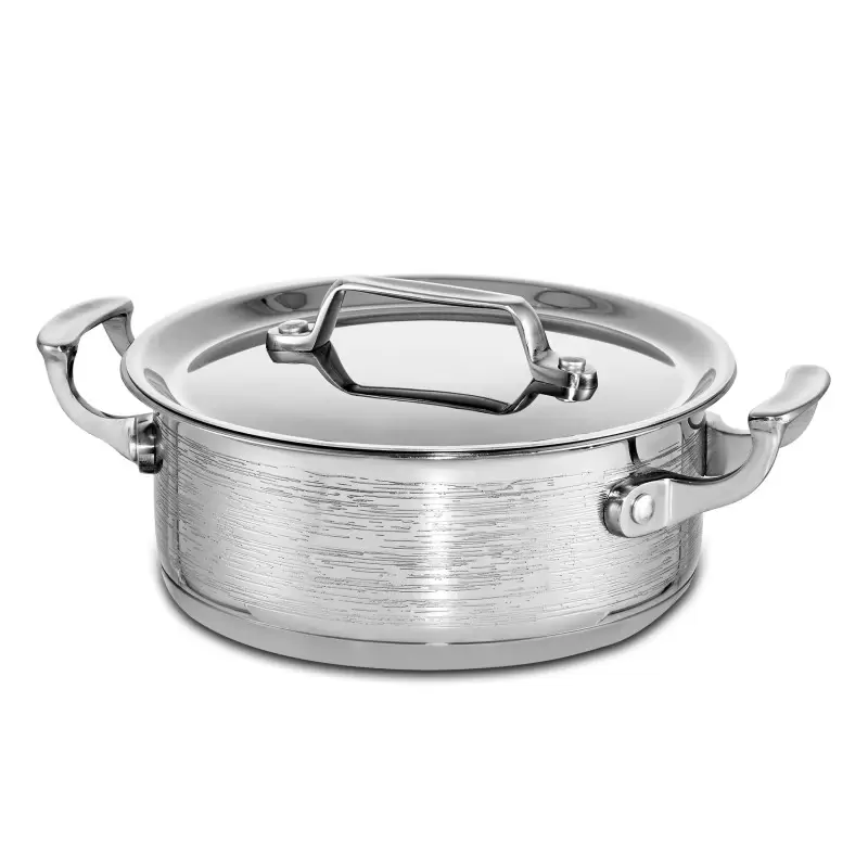 Bon Chef Cucina Casserole Dish 3 qt. - 8-5/8" dia. x 3-1/4"H - With Lid Bon Chef Cucina Casserole Dish 3 qt. - 8-5/8" dia. x 3-1/4"H - With Lid