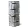 Bon Chef Buffet In A Box Riser Set 2-Piece - Includes (2) 6"L x 6"W x 9-1/2"H - Rustic Finish