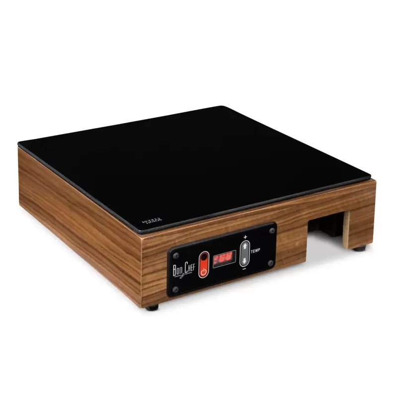 Bon Chef Induction Range Box Liner 14-1/4" x 14-1/4" x 4" - Square - Walnut Bon Chef Induction Range Box Liner 14-1/4" x 14-1/4" x 4" - Square - Walnut