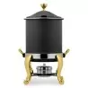 Bon Chef Roman Petite Marmite 8 Qt. - With Hinged Lid - Nero Finish