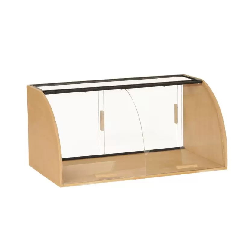 Cal-Mil Renew Sliding Door Case - Attendant Serve Cal-Mil Renew Sliding Door Case - Attendant Serve