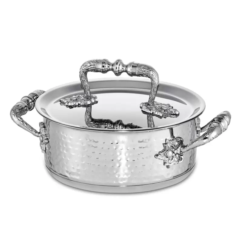Bon Chef Cucina Casserole Dish 3 qt. - 8-5/8" dia. x 3-1/4"H - With Lid Bon Chef Cucina Casserole Dish 3 qt. - 8-5/8" dia. x 3-1/4"H - With Lid