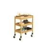 Cal-Mil Sydney Serving Cart - Oak