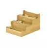 Cal-Mil Sydney 3 Section Flatware Holder - Oak