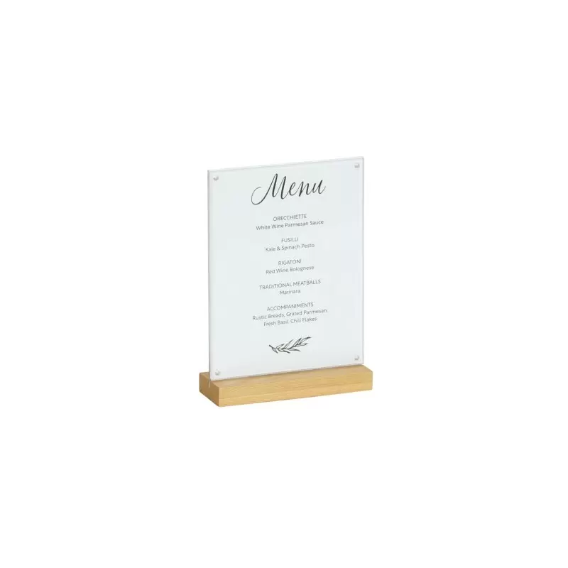 Cal-Mil Sydney 8 x 11 Cardholder - Oak Cal-Mil Sydney 8 x 11 Cardholder - Oak