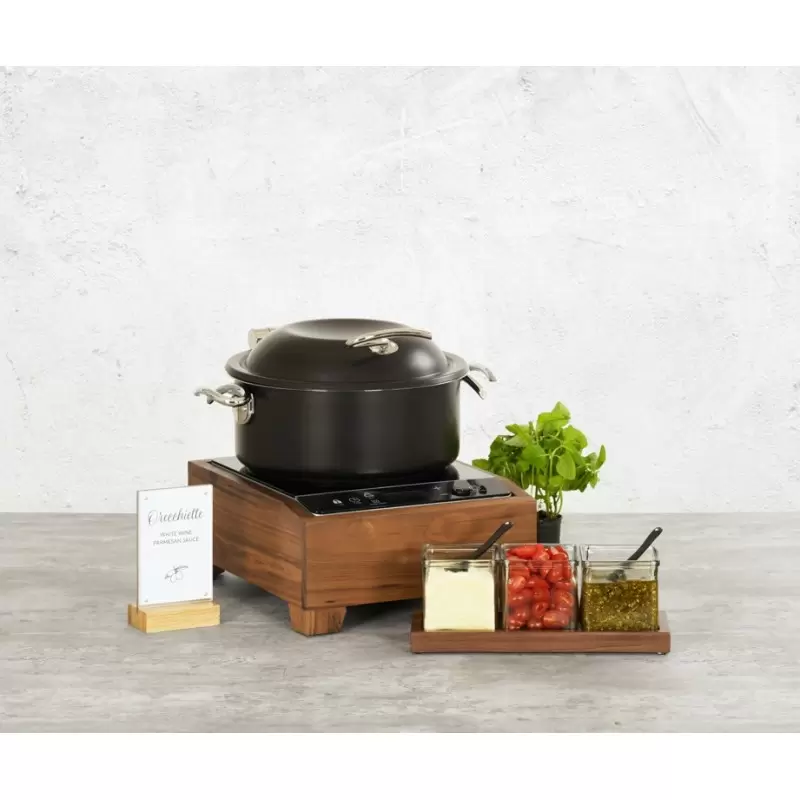 Cal-Mil Sydney Induction Unit - Walnut Cal-Mil Sydney Induction Unit - Walnut