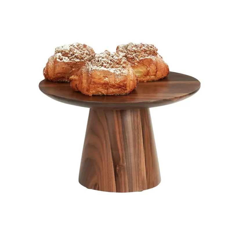 Cal-Mil Sydney 12 x 7.5 Cake Pedestal Stand - Oak Cal-Mil Sydney 12 x 7.5 Cake Pedestal Stand - Oak