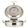 Bon Chef Cucina Pot 6 qt. - 12-3/8" dia. x 3" - With Slow Down Hinged Glass Lid