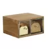 Cal-Mil Sydney Bread Case - Walnut