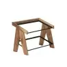 Cal-Mil Sydney 12 x 20 - 2 Tier Merchandiser - Walnut