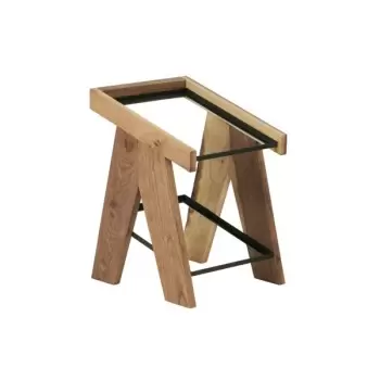Cal-Mil Sydney 10 x 12 - 2 Tier Merchandiser - Walnut