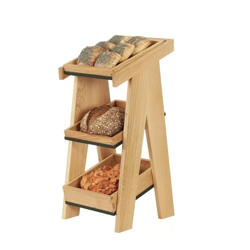 Cal-Mil Sydney 10 x 12 - 3 Tier Merchandiser - Oak Cal-Mil Sydney 10 x 12 - 3 Tier Merchandiser - Oak