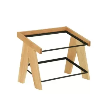 Cal-Mil Sydney 12 x 20 - 2 Tier Merchandiser - Oak